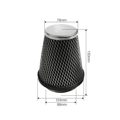 Filtro conico spugna nera - filtro,